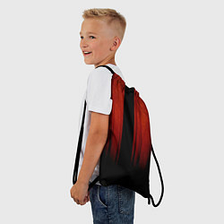 Рюкзак-мешок Красный хоррор, цвет: 3D-принт — фото 2