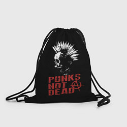 Рюкзак-мешок Punks Not Dead, цвет: 3D-принт