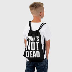 Рюкзак-мешок PUNKS NOT DEAD Панки Живы, цвет: 3D-принт — фото 2