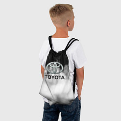 Рюкзак-мешок Toyota облако, цвет: 3D-принт — фото 2