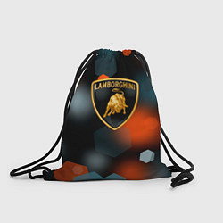 Рюкзак-мешок Lamborghini - Размытие, цвет: 3D-принт