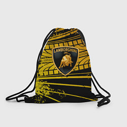 Рюкзак-мешок Lamborghini - Следы от шин, цвет: 3D-принт