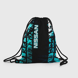 Рюкзак-мешок NISSAN супер авто, цвет: 3D-принт