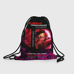 Рюкзак-мешок Тандзиро Камадо в огне Komatsu, цвет: 3D-принт