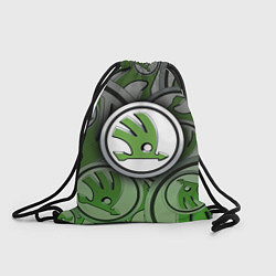 Рюкзак-мешок Skoda Carbone Pattern, цвет: 3D-принт