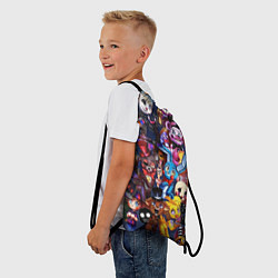 Рюкзак-мешок Cute Fnaf Pattern, цвет: 3D-принт — фото 2