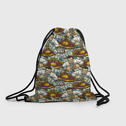 Рюкзак-мешок Джекпот в Казино, цвет: 3D-принт