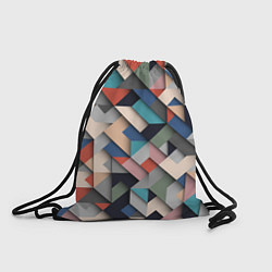 Рюкзак-мешок Herringbone 3D Вышивка Ёлочка, цвет: 3D-принт
