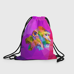 Рюкзак-мешок Цветная обезьяна Color monkey, цвет: 3D-принт