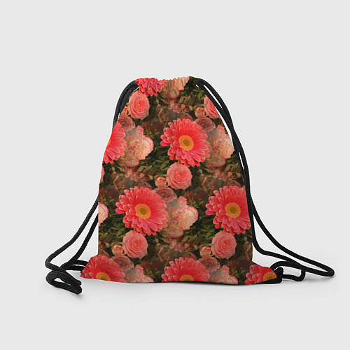 Мешок для обуви Полевые цветочки дачные цветы / 3D-принт – фото 2