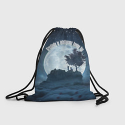 Рюкзак-мешок Луна - арт, цвет: 3D-принт
