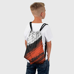 Рюкзак-мешок БЕЛО-РЫЖИЙ ГРАНЖ, цвет: 3D-принт — фото 2
