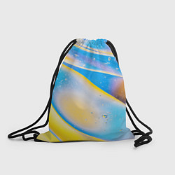 Рюкзак-мешок Градиент Жёлто-Голубая Абстракция, цвет: 3D-принт