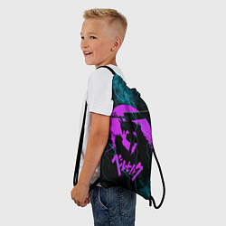 Рюкзак-мешок Berserk лого, цвет: 3D-принт — фото 2