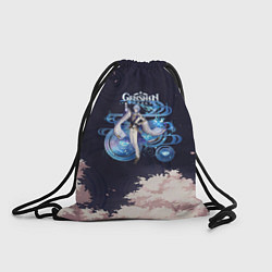 Рюкзак-мешок Genshin Impact - Kamisato Ayato, цвет: 3D-принт