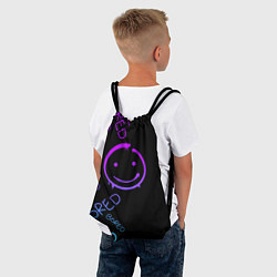 Рюкзак-мешок Neon Bored Half pattern, цвет: 3D-принт — фото 2