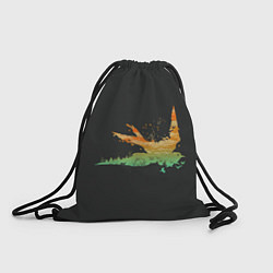 Рюкзак-мешок Душа природы - птица, цвет: 3D-принт