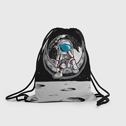 Рюкзак-мешок Космонавт на луне, цвет: 3D-принт