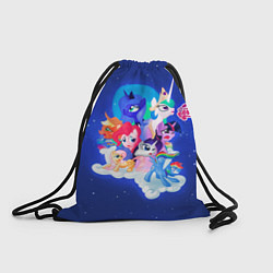 Рюкзак-мешок My Little Pony - май литл пони, цвет: 3D-принт