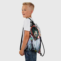 Рюкзак-мешок Сяо модный парень Геншин импкт, цвет: 3D-принт — фото 2