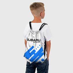 Рюкзак-мешок СУБАРУ Autosport Абстракция, цвет: 3D-принт — фото 2