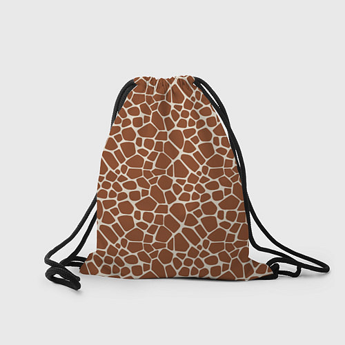 Мешок для обуви Шкура Жирафа - Giraffe / 3D-принт – фото 2