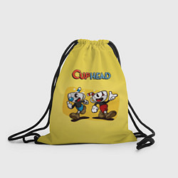 Рюкзак-мешок Cuphead and Mugman Чашечки, цвет: 3D-принт