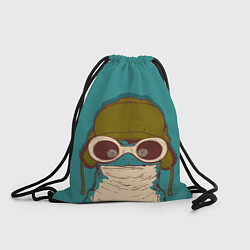 Рюкзак-мешок Крейзи лягуха в шапке, цвет: 3D-принт