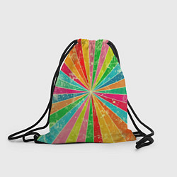 Рюкзак-мешок Геометрический паттерн Retro, цвет: 3D-принт