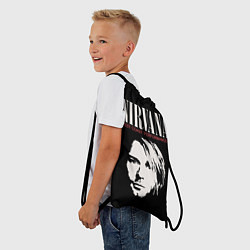 Рюкзак-мешок NIRVANA Kurt Cobain, цвет: 3D-принт — фото 2
