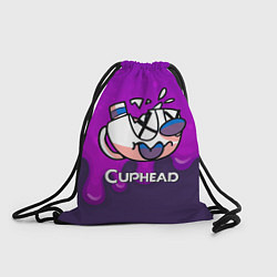 Рюкзак-мешок Cuphead Разбитая чашечка, цвет: 3D-принт