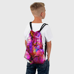 Рюкзак-мешок Красочный цветочный паттерн Floral pattern, цвет: 3D-принт — фото 2