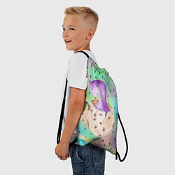 Рюкзак-мешок Малыш динозаврик, цвет: 3D-принт — фото 2