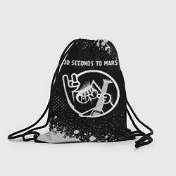 Рюкзак-мешок 30 Seconds to Mars КОТ Краска, цвет: 3D-принт