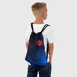 Рюкзак-мешок SUZUKI - Пламя, цвет: 3D-принт — фото 2