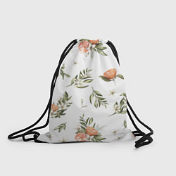 Рюкзак-мешок Цветы Цитрусовых Мандарин, цвет: 3D-принт