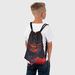 Рюкзак-мешок Poppy Playtime Улыбка Хагги Вагги, цвет: 3D-принт — фото 2