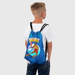 Рюкзак-мешок Dunk баскетболист, цвет: 3D-принт — фото 2