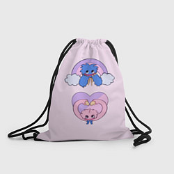 Рюкзак-мешок POPPY PLAYTIME - KISSY MISSY - HAGGY WAGGY, цвет: 3D-принт