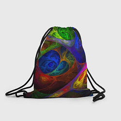Рюкзак-мешок Абстрактная мультивселенная паттерн Abstraction, цвет: 3D-принт