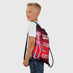 Рюкзак-мешок Длинноногая мама с ножом, цвет: 3D-принт — фото 2