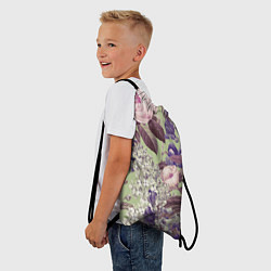 Рюкзак-мешок Цветы Чудесный Садовый Узор, цвет: 3D-принт — фото 2