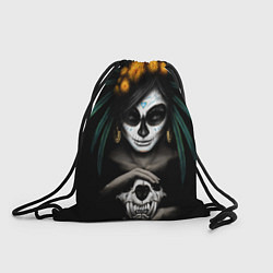 Рюкзак-мешок Костяная Ведьма, цвет: 3D-принт