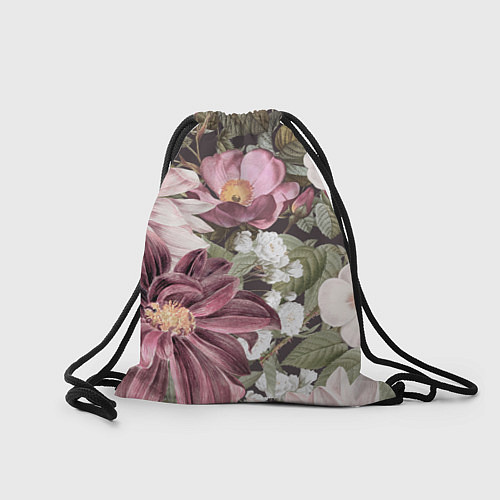 Мешок для обуви Цветы Красивый Цветочный Букет Георгин / 3D-принт – фото 2