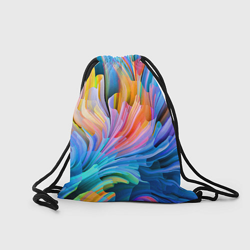 Мешок для обуви Красочный абстрактный паттерн Лето Colorful Abstra / 3D-принт – фото 2