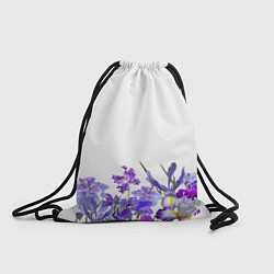 Рюкзак-мешок Любимые Ирисы, цвет: 3D-принт