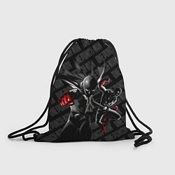 Рюкзак-мешок Ванпанчмен в черных тонах, цвет: 3D-принт