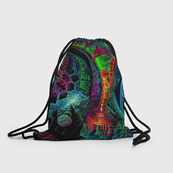 Рюкзак-мешок Фантастическая авангардная композиция Абстракция F, цвет: 3D-принт