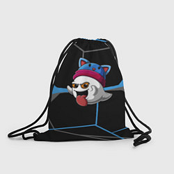 Рюкзак-мешок Милое приведение в шапочке, цвет: 3D-принт