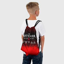 Рюкзак-мешок Witcher blood, цвет: 3D-принт — фото 2